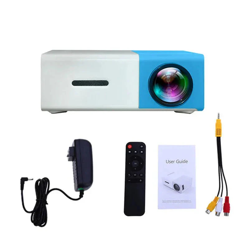 Techvid Mini Projector – 1080P Full HD Support, Portable LED Projector, 4K Vid ...